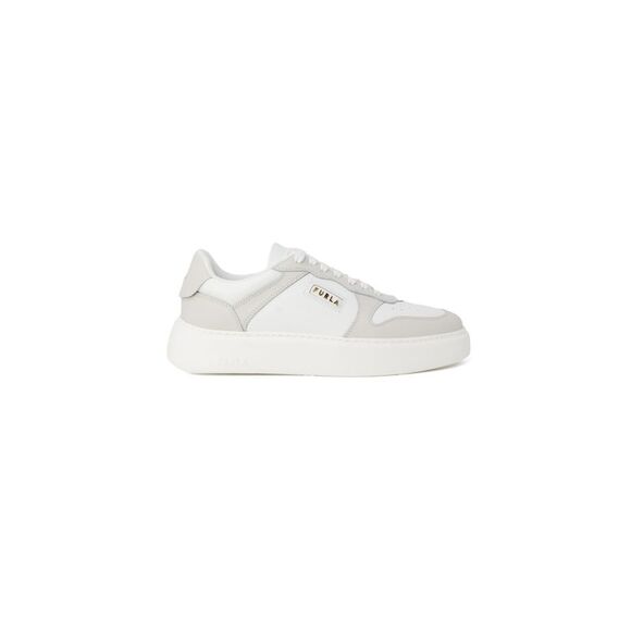 Furla White Polyethylene Low Top Sneakers
